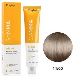 Крем-фарба для волосся Erayba Gamma Hair Blond Superblond 11/00 (Екстра-блонд натуральний) 100 мл EG 11/00 фото