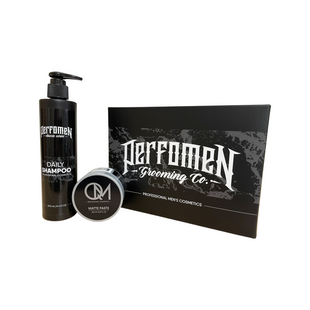 Подарочный набор для мужчин PerfomeN Daily Shampoo 250мл + QM Matte Paste 100мл (4820216920659) 4820216920659 фото