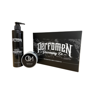 Подарочный набор для мужчин PerfomeN Daily Shampoo 250мл + QM Matte Clay 100мл (4820216920666) 4820216920666 фото