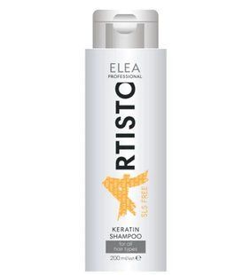 EA Шампунь SLS FREE безсульфатный с кератином Keratin Shampoo 200мл ELEA47 фото