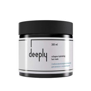 Глибокозволожуюча маска для волосся з колагеном deeply Collageno Hydrating Hair Mask 300 мл deeply27 фото