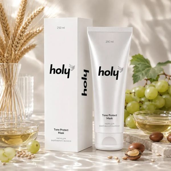 Маска для фарбованого волосся - holy tone protect mask 250 мл HL014 фото