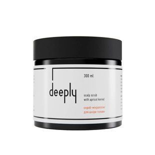 Скраб для шкіри голови deeply scalp scrub with apricot kernel 300 мл deeply21 фото