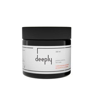 Глубоковосстанавливающая маска для волос с протеинами deeply protein restoring hair mask 300 мл deeply013 фото